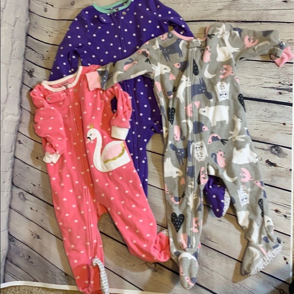Carter’s Onesie sleepers  3 for $15